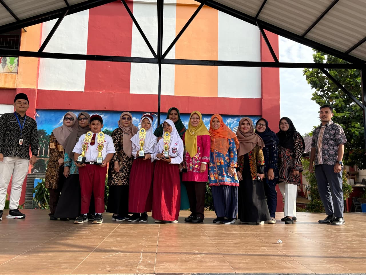 Pengumuman juara dalam kegiatan Loketa Binaan II Kec. Makasar