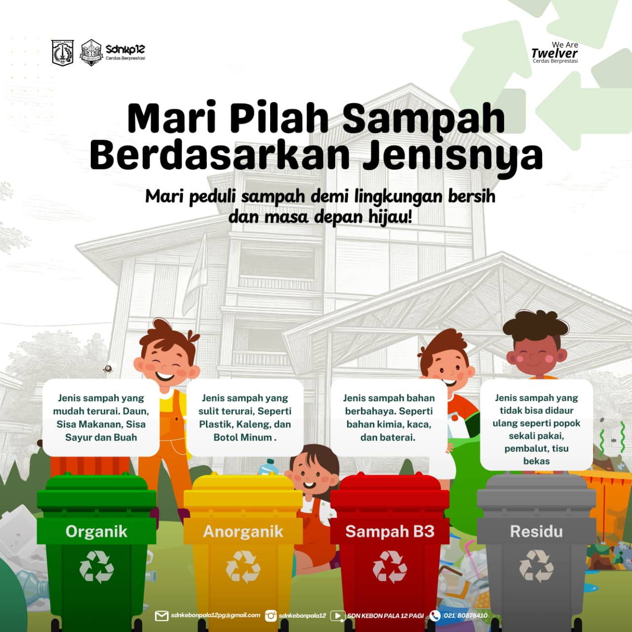 Gerakan pilah sampah berdasarkan jenisnya